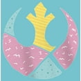 thumbnail image 2 of Girl's Star Wars Easter Egg Rebel Alliance Logo Graphic Tee Tahiti Blue Small, 2 of 4