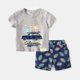 thumbnail image 1 of Conjuntos de algodón de marca para bebés, camiseta deportiva de ocio para ni?os y conjuntos de pantalones cortos, ropa para ni?os peque?os, ropa para bebés ZefeiWu 8390615846462, 1 of 1