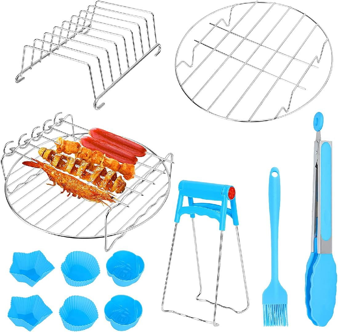Air Fryer Accessories 7PCS for COSORI Ninja Gowise Gourmia Power XL Air Fryer, Fit all 5.3QT