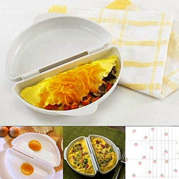 Microwave two egg omelet maker, microwave omelet steamer
