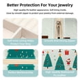 thumbnail image 3 of Christmas Tree Travel Portable Square Jewelry Display Necklace Organizer Storage Box, 3 of 6