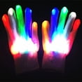 thumbnail image 5 of Guantes LED brillantes/coloridos, luces LED intermitentes/multicolor para fiestas/clubes/Navidad/correr/Halloween, 5 of 5