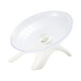 thumbnail image 2 of Hamster Flying Saucer Silent Running Exercise Wheel For Hamsters Gerbils Mice Hedgehog And Other Small Silent Running Wheel Hamster Wheel,White, 2 of 7