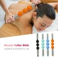 thumbnail image 3 of Graflsoa Compact Black Muscle Relief Roller for Pain Relief, Lightweight & Portable Massage Stick for Travel, Home Use, Easy to Clean, 16.14in Length, TPE/TPU Material, 3 of 6