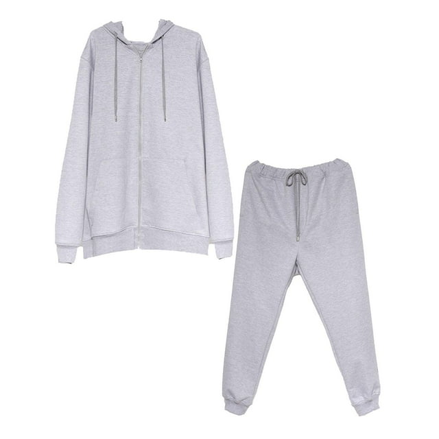 Conjunto Pants Deportivo LOVE MY FIT Tallas Extras Plus Unisex gris 2XL PANTSCOMPLETO