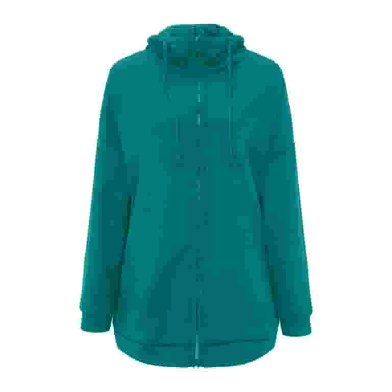 パーカー・フーディ HUECLOSET Star Hooded Zip-Up (Women) SE481 Huesdet Womens Long Sleeve Zip Up Hoodies Fashion Women