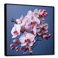 thumbnail image 2 of Designart "Provence'S Lavender Tapestry IV" Orchids Floater Framed Wall Decor, 2 of 5