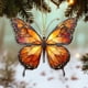 thumbnail image 5 of Bewildely 2 adornos de animales, ardilla, mariposa, decoración ligera de acrílico de doble cara, ideal para Decoración mariposa, 5 of 6
