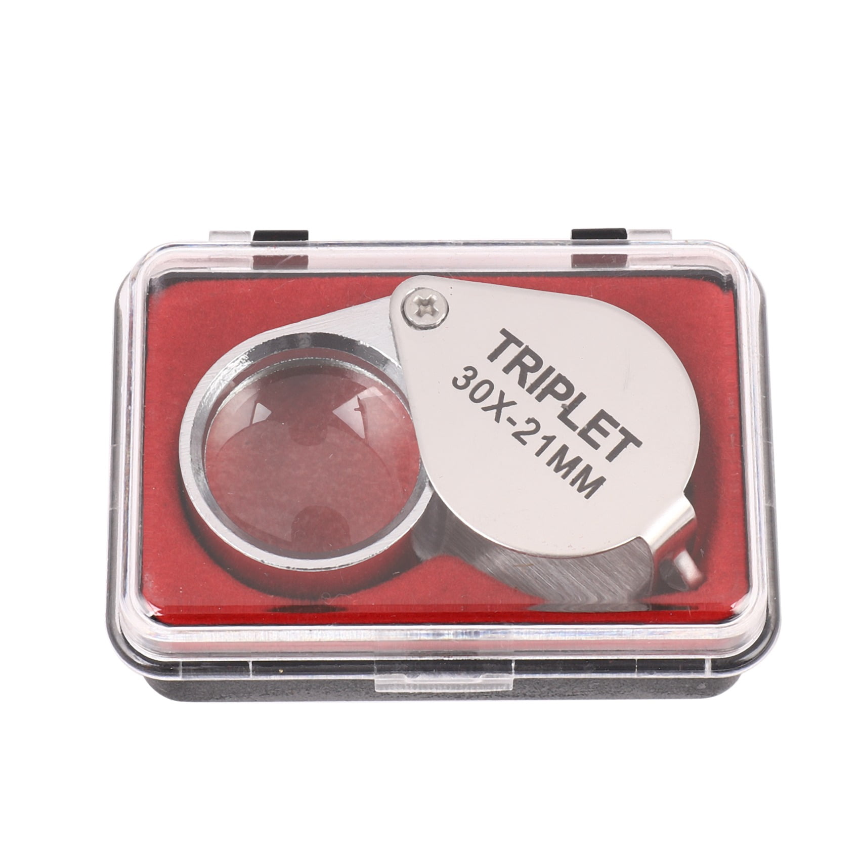 30X 21mm Jewelers Magnifier Gold Eye Loupe Jewelry Magnifying Glass TPI 