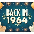 thumbnail image 5 of LUUFILx 1960s Backdrop Banner Retro Party Decorations Vintage Background Photo Booth Props Reunion Decor Music Themed Event Supplies Celebration, 5 of 9
