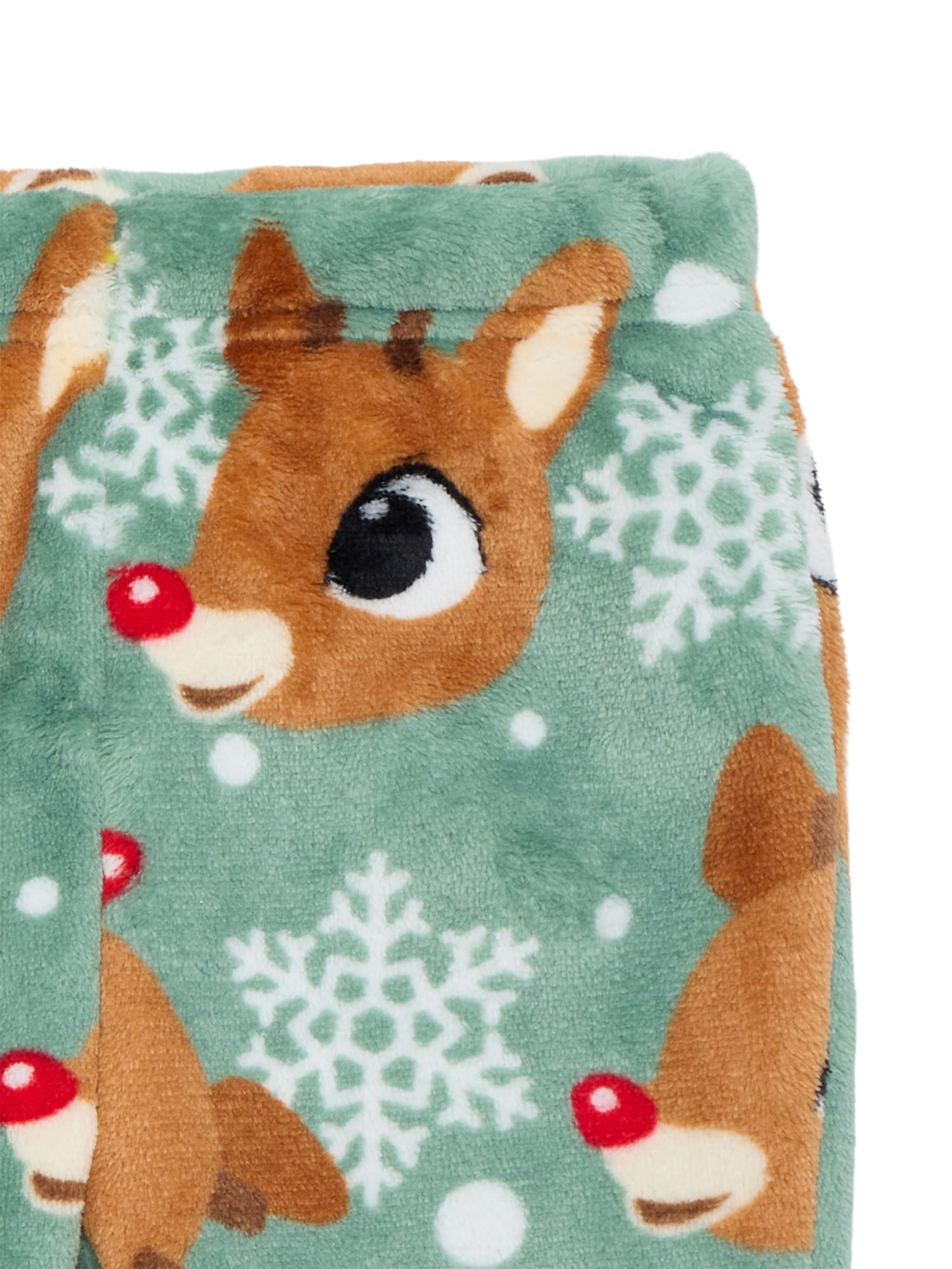 Rudolph the Red-Nosed Reindeer Toddler Boys or Girls Plush Printed Sweatshirt and Jogger Pants Set, 2-Piece, Sizes 12M-5T