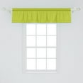 thumbnail image 2 of Ambesonne Retro Window Valance, Lime Vintage Polka Dots, 42" x 12", Lime Green and White, 2 of 3