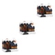 thumbnail image 3 of Wosthever Resin Christmas Scene Snow House LED Set Village Desktop Decoration Type1 NO1, 3 of 6