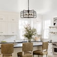thumbnail image 4 of Parrot Uncle Ceiling Light Fixtures Black Glass Pendant Light Fixtures Hanging Pendant Lighting, 4 Bulbs not Included, 4 of 10