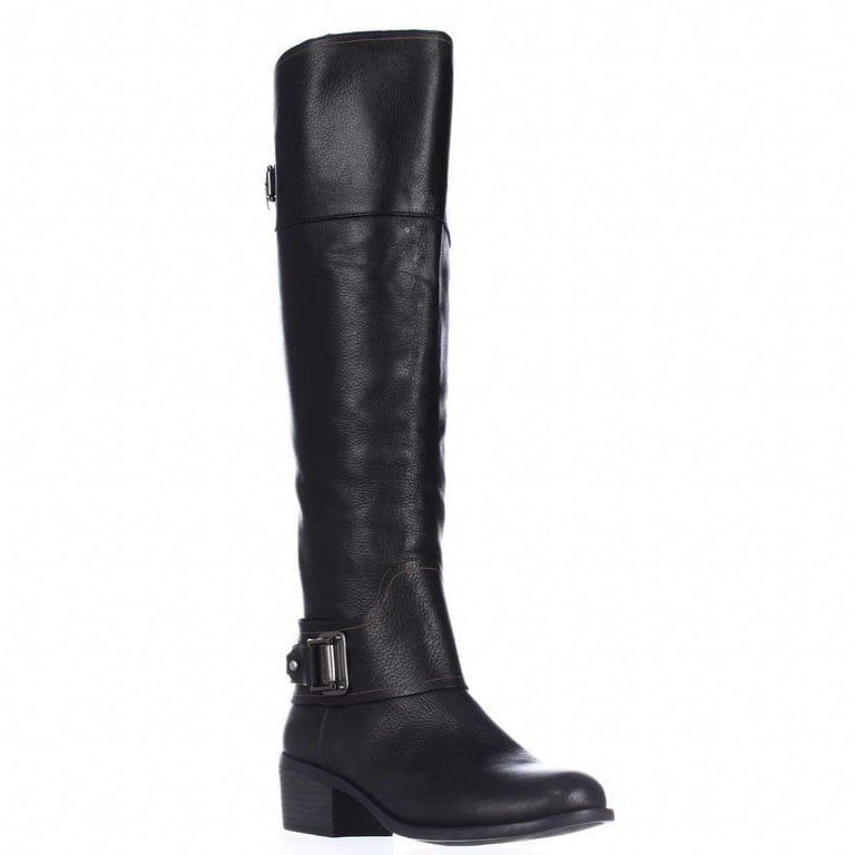 Womens Vince Camuto Basira Ankle Cuff Tall Riding Boots - Black
