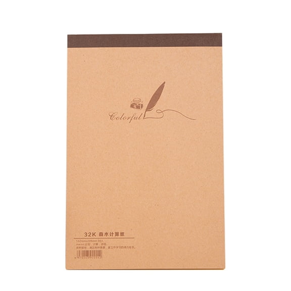 60 Sheets Blank Note Papers Drawing Paper Pad Drafting Pad Portable Sketchbook for Artists Students