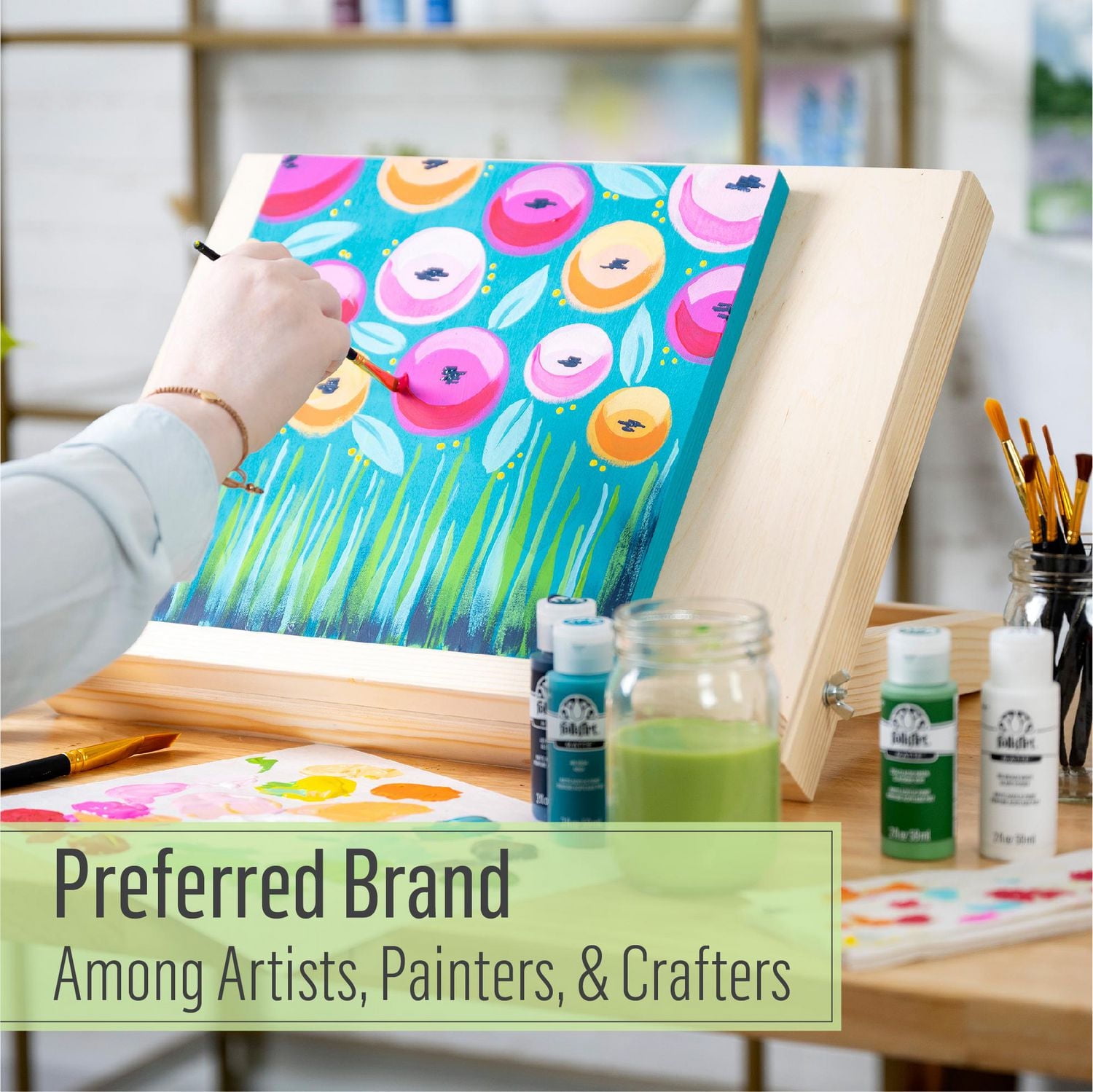 Folkart Peinture acrylique 59 ml bleu clair FolkArt Peinture Acrylique