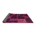 thumbnail image 2 of Ahgly Company Indoor Round Oriental Pink Modern Area Rugs, 4' Round, 2 of 4