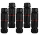 thumbnail image 1 of Waterproof Electrical Cable Connector for Outdoor Use with IP68 Rating Black Nylon PA Compact Size Easy Installation 5 Pieces, 1 of 5