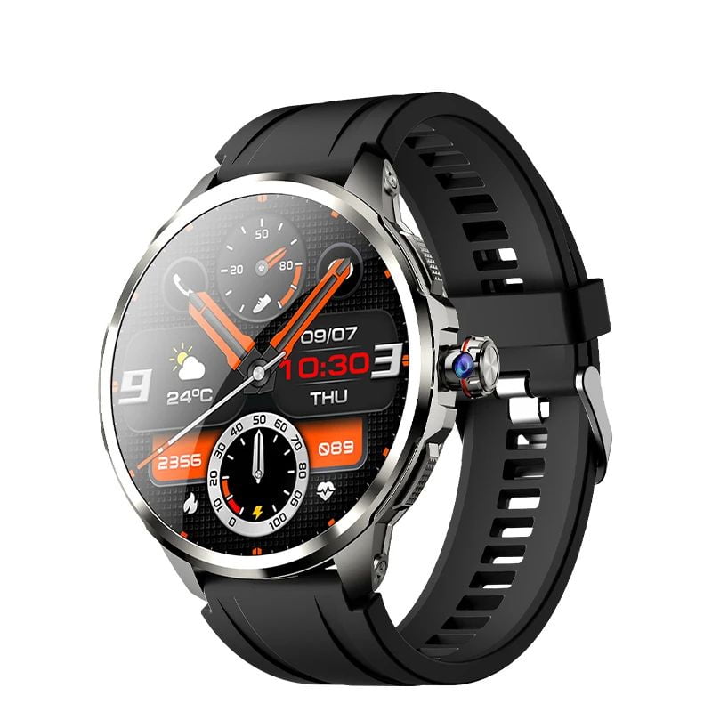 Android Smart Watch for Men Women 1.95" AMOLED Display 8GB+128GB Rotating Camera Sports Smartwatch Phone