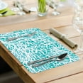 thumbnail image 5 of CounterArt Coral Life Reversible Easy Care Plastic Placemat 4-Pack, 5 of 8
