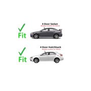 Driver Left Side Front Door Window Door Glass Compatible with Mitsubishi Lancer 2008-2018 Models