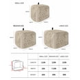 thumbnail image 2 of Japanese Small Toaster Cover 2 Slice, Kitchen Appliance Covers, Beige Farmhouse Retro Floral Leaf Pattern Toaster Oven Cover with Loop, Bread Machine Cover Polyester Dust Cover Protection, 2 of 4