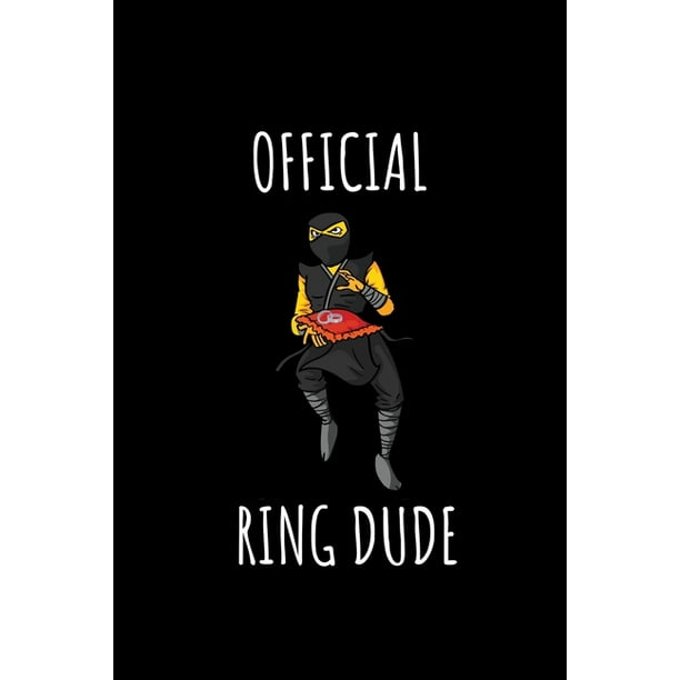 Official Ring Dude Dotted Notizbuch Mit Punkteraster A5 Ringtrager Ninja Trauzeuge Hochzeit Geschenkidee I Braut Brautigam Eheringe Geschenk Paperback Walmart Com Walmart Com