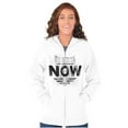 thumbnail image 4 of Time is Now Religious Faith Zip Up Hoodie Men's Women's Brisco Brands S, 4 of 6