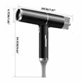 thumbnail image 2 of Intelligent Variable Frequency Hair Dryer 1000W High Power High Speed Motor Negative Ion Hair Care Constant Temperature Low Noise for Home Dormitory Hair Salon Daily Hair Styling Drying Tool, 2 of 2