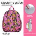 thumbnail image 5 of Kawaii Lemon Fruit Backpack, Small and Bright Citrus Print Daypack for Travel, Cute Summer Design, 5 of 6