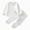 H441-White, variant on TOWED22 Two Piece Kids Pajamas Graphic Print Boys Girls Pajama Set Toddler Sleepwear for Fall and Winter Seasons 3 6 9 12 18 24 Months 2 3 4 5 6 7 8 9 Years(White,3-6 M)