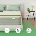 thumbnail image 3 of Novilla Vitality 10" Adult Gel Memory Foam Hybrid Mattress in a Box, Full Size, 3 of 12