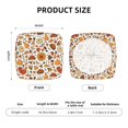 thumbnail image 6 of Fotbe Thanksgiving with Food Velvet Stretch Couch Cushion Cover Plush Cushion Slipcover for Chair Cushion Furniture Protector Seat Cushion Sofa Cover-16.9in, 6 of 9