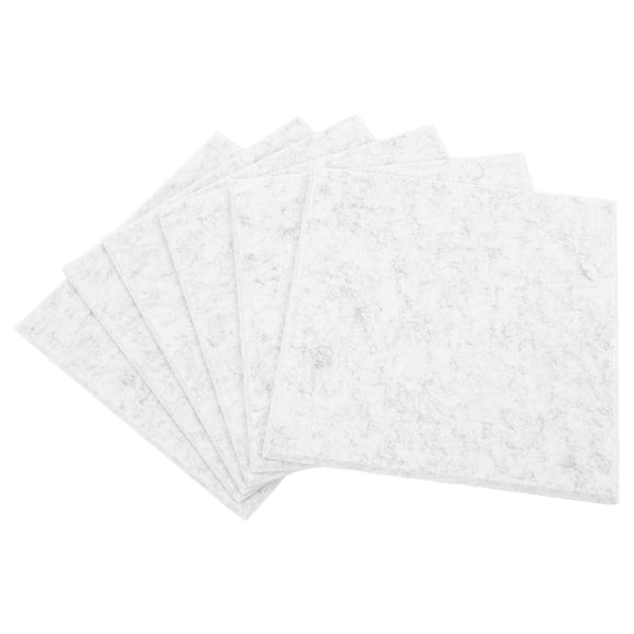 PartyKindom Versatile Grey Felt Pin Boards for Wall and Sound Dampening 6Pcs