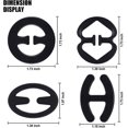 thumbnail image 4 of Bra Strap Clips, 12pcs Bra Clips For Back, Anti-slip Bra Straps Holder, Buckles Cleavage Control Clips For Bra, 4 of 4