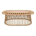thumbnail image 2 of New Pacific Direct Galia Rattan Oval Coffee Table w/ Wood Top, 2 of 4