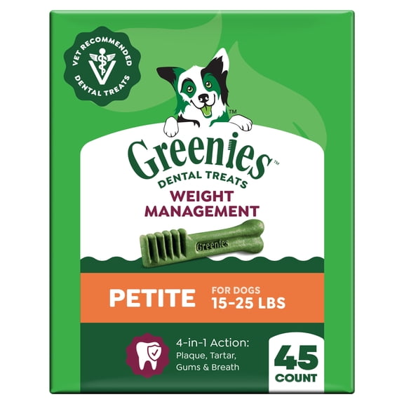 Greenies Adult Natural Dental Dog Treats Large Size, Blueberry Flavor, 12 oz. Pack, 8 Count
