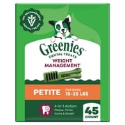 Greenies Adult Natural Dental Dog Treats Large Size, Blueberry Flavor, 12 oz. Pack, 8 Count