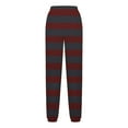 thumbnail image 5 of Kaemgyyd Womens Sweatpants Casual Stripe Elastic High Waisted Workout Pants Drawstring Loose Joggers Running Trousers with Pocket, 5 of 5