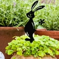 thumbnail image 4 of Fiudx Decoración de Jardín con Forma de Conejo de Pascua, Tapón Metálico para Suelo, Estatua de Primavera para Jardín, Letrero para Césped, Material de Hierro Duradero, Resistente a La Oxidación, Fác, 4 of 6