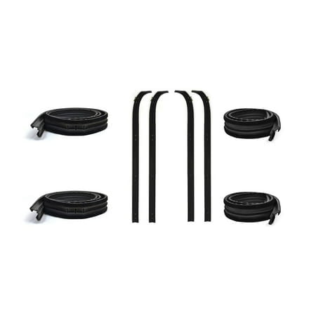 Fairchild Automotive Kd1003B Weatherstrip Kit (Front Inner & Outer Belt Upper Channel & Division Bar Channel Kit Driver Side & Passenger Side)