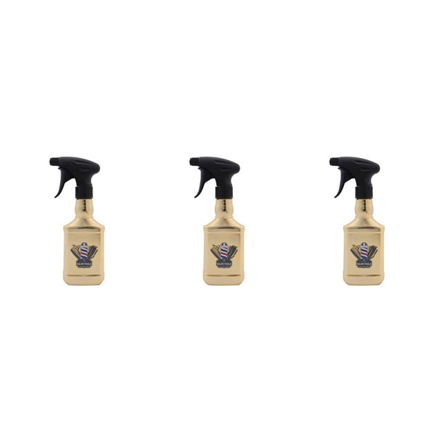 Seitruly Botella de espray de peluquería, soportes de aspersión de agua recargables, contenedores de líquidos Retro, herramienta de barbería, Type1 NO1 Seitruly CBP392543