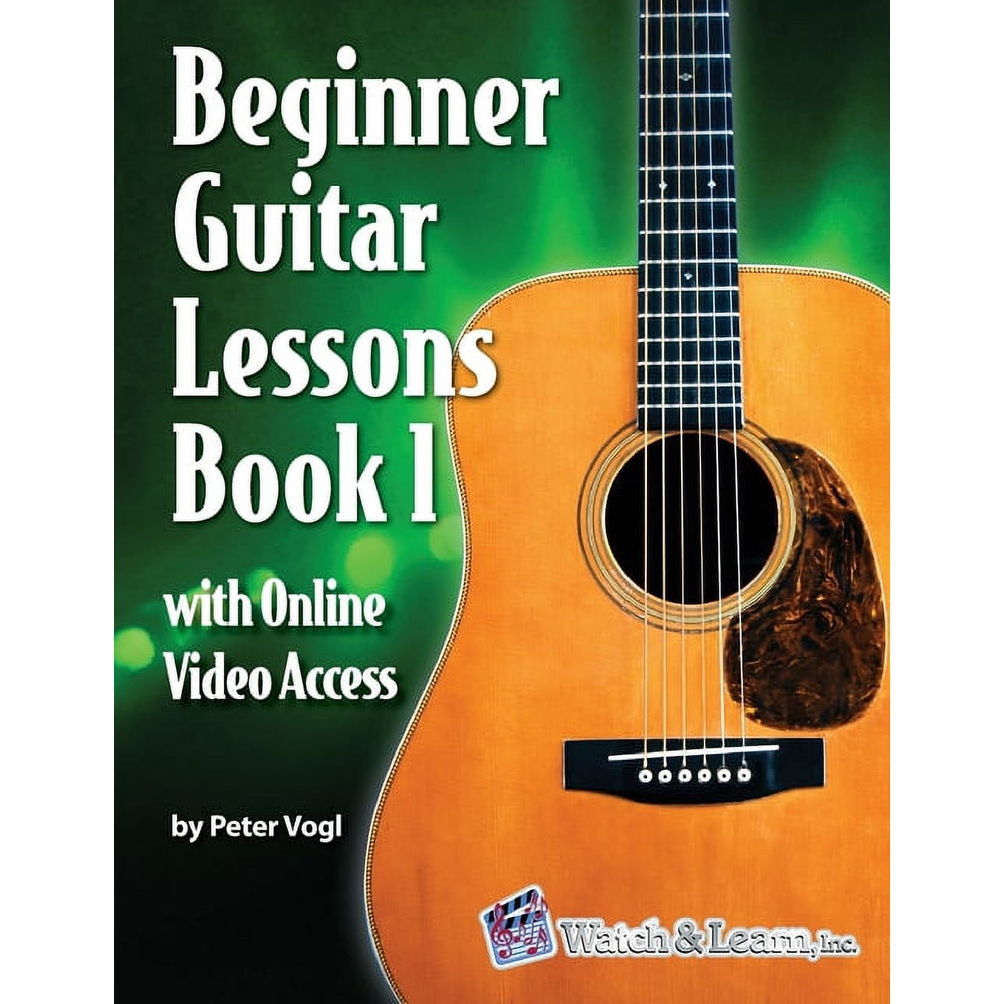 Beginner Guitar Lessons Book 1 with Online Video Access, (Paperback)