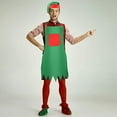 thumbnail image 1 of RV Kits de duendes navideños de 2 piezas que incluyen delantales de duendes y sombreros de duendes para suministros de disfraces de fiesta de Navidad (verde) brillar Electrónica, 1 of 4