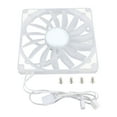 thumbnail image 2 of Ventilador De Casos De 140 Mm, Ventilador PWM De 140 Mm Ultra Delgado De 140 Mm Con Soporte De Sincronización ARGB De Cojinete MFDB Y Control De Temperatura Inteligente Para, 2 of 7