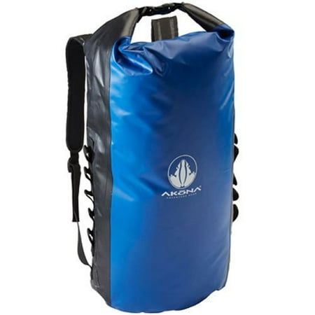 AKONA DRY DUFFEL ROLL-TOP WATERPROOF SCUBA DIVING BACKPACK AKB725 BLUE