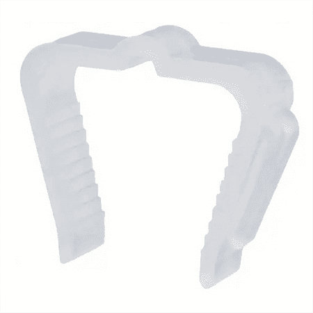 

50 Pcs Christmas Light Hanger Hooks 1 5/8 Inch Fascia Boards Clips Weatherproof Plastic Outdoor Holiday Clip