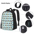 thumbnail image 3 of Pofeuu Roosters And Plants Print Backpack Travel Backpacks With Lunch Bag Pencil Bag Set 3 pcs Set Cartoon Backpack, 3 of 7