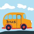 thumbnail image 2 of Art Licensing Studio 15x15 White Modern Wood Framed Museum Art Print Titled - Bus Baba, 2 of 4